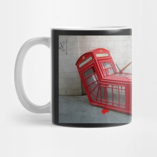 Banksy Telephone Booth Mug